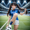 死神ちゃん　サッカー 7枚目