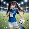 死神ちゃん　サッカー 8枚目