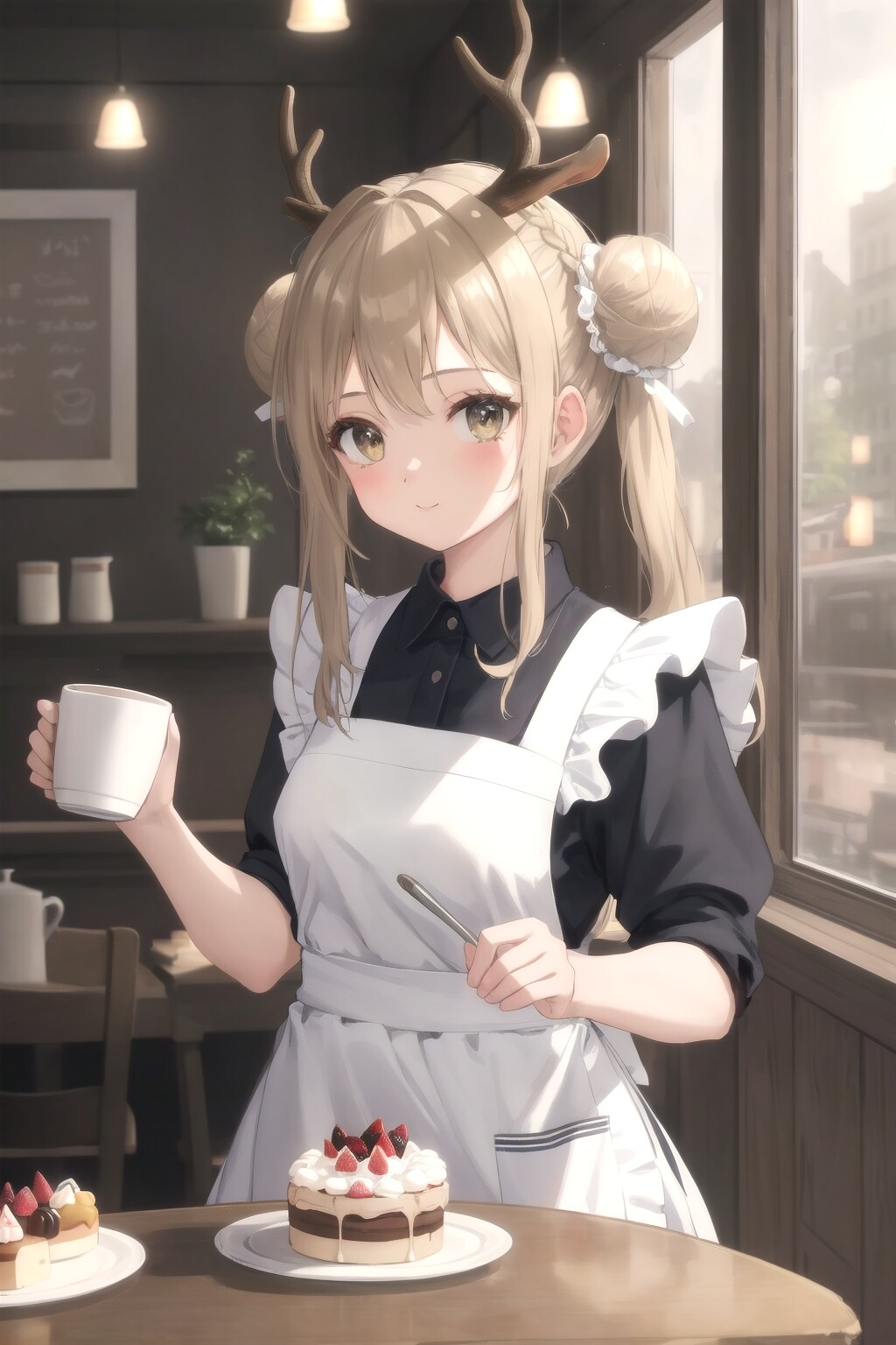 V4Bエプロン鹿メイド