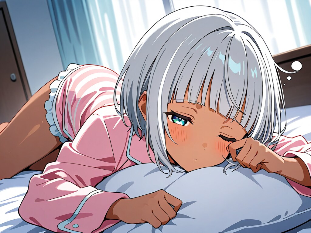 魔法少女の寝起き | の人気AIイラスト・グラビア