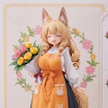 お花屋さんでバイトするケモミミゆるふわおねえさんとスウィートドリームビスケットちゃん 8枚目