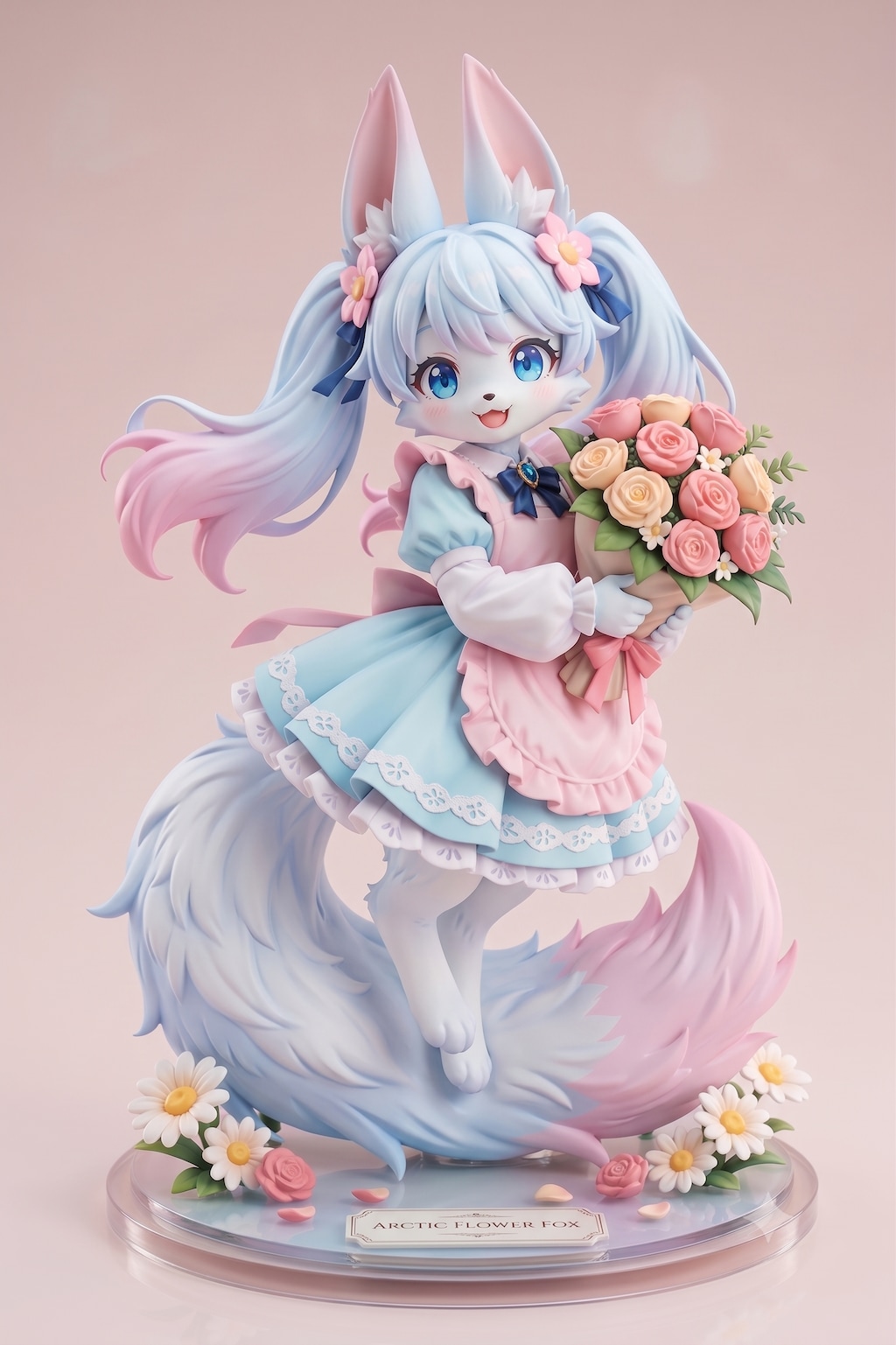 お花屋さんでバイトするケモミミゆるふわおねえさんとスウィートドリームビスケットちゃん