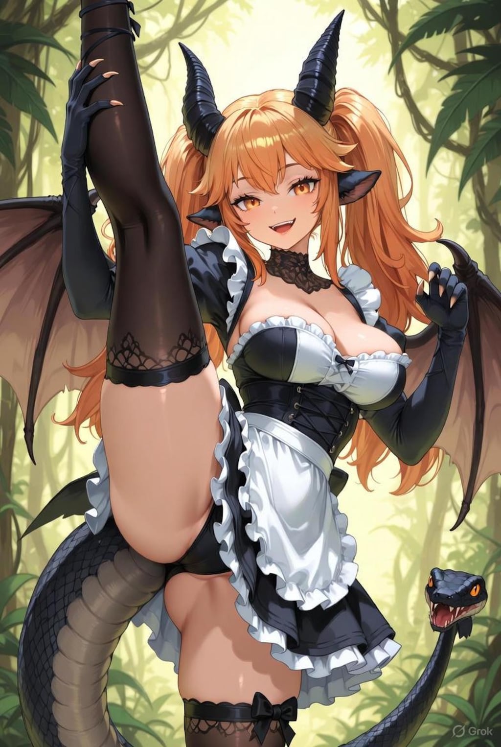 Grocにモン娘を生成してもらおう！ キマイラ