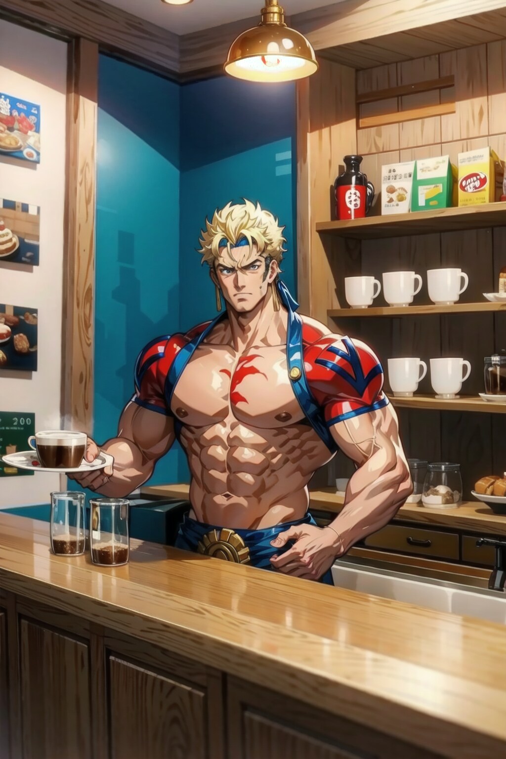 いらっしゃい、何を飲む？
