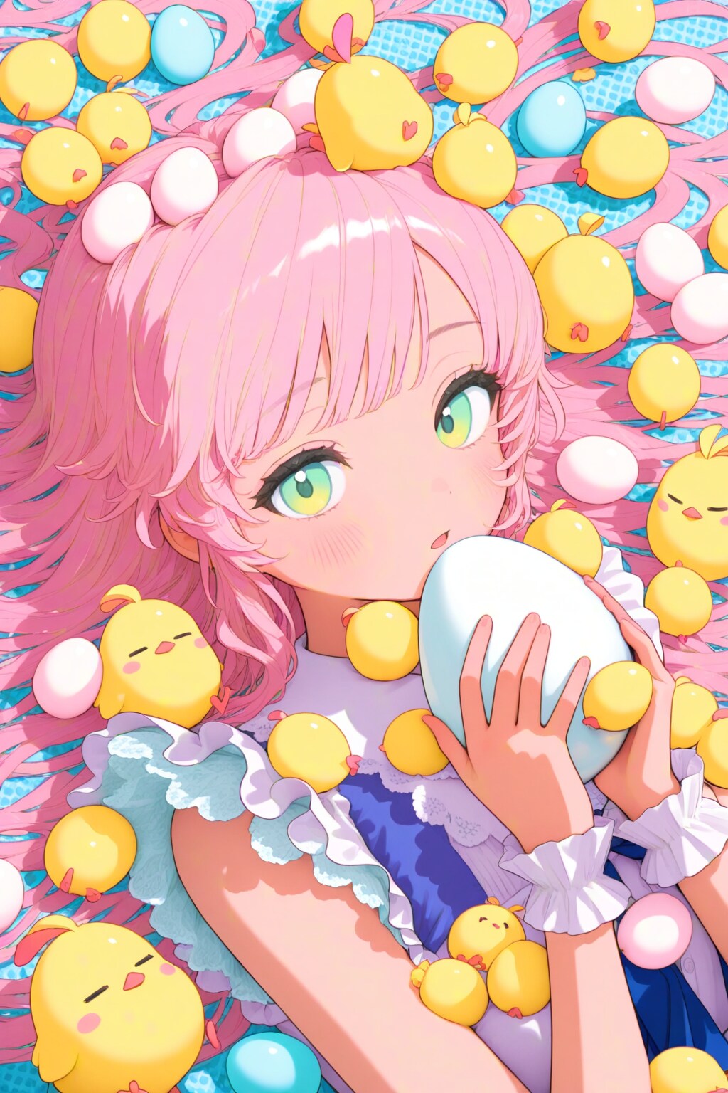 ひよこ未満がちらほらと…