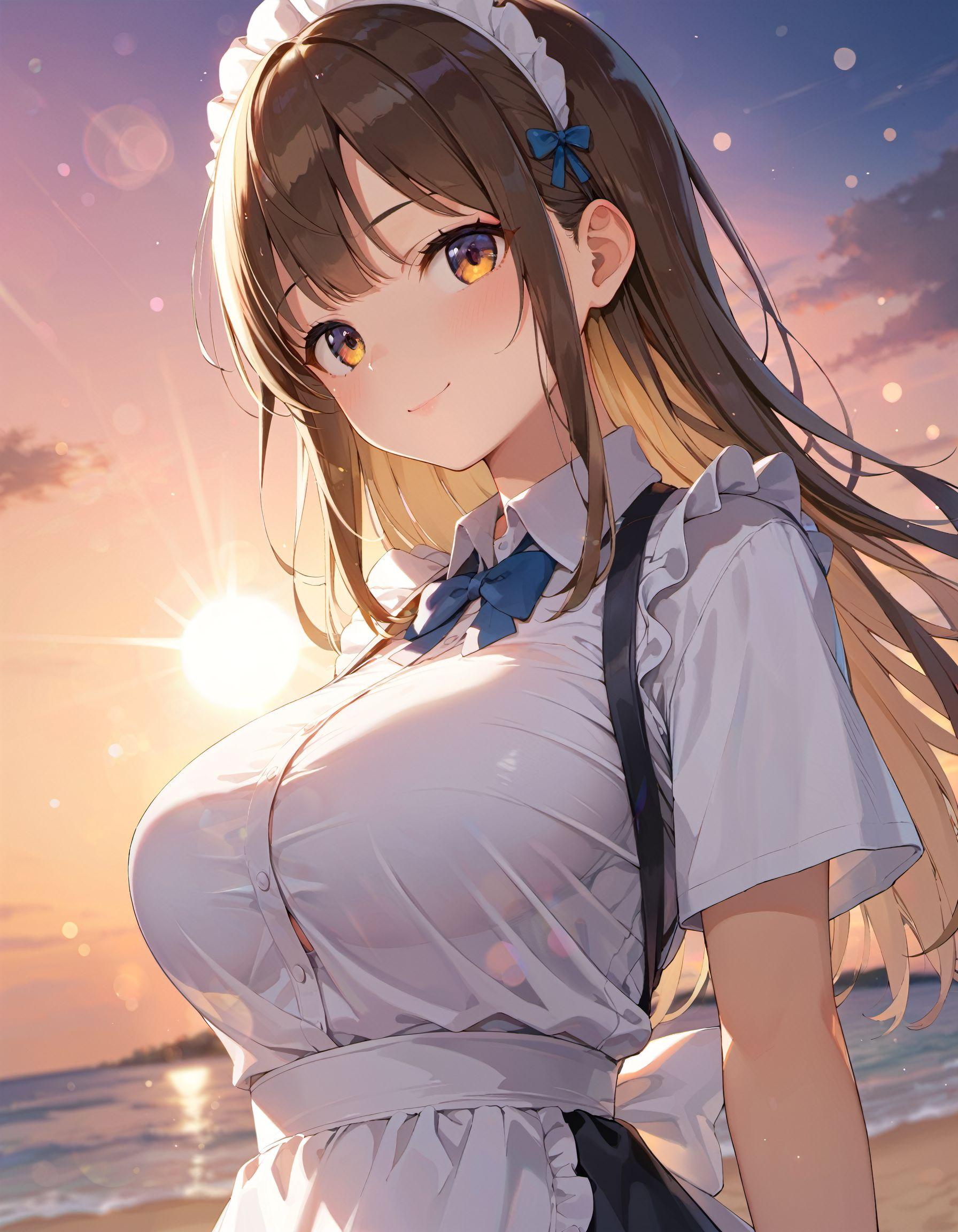 渚のメイドさん3 | の人気AIイラスト・グラビア