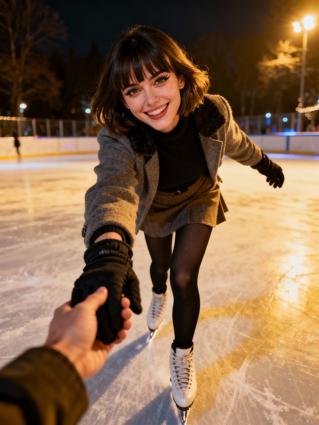 アイススケートデート♡