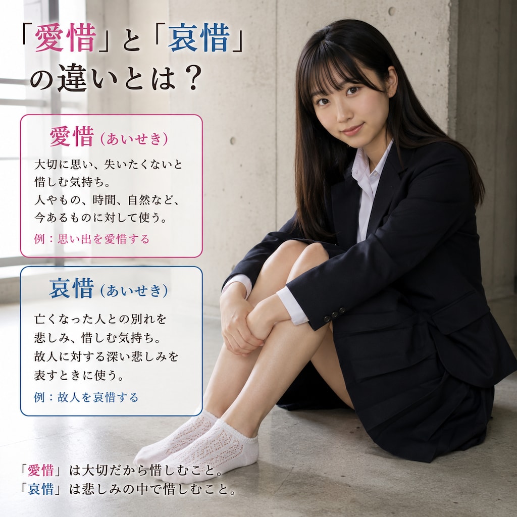 愛惜と哀惜の違い