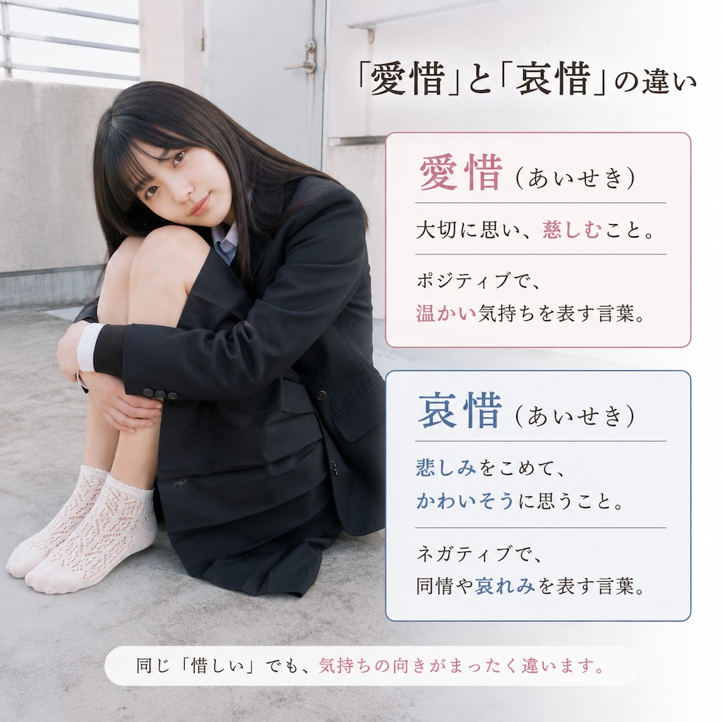 愛惜と哀惜の違い