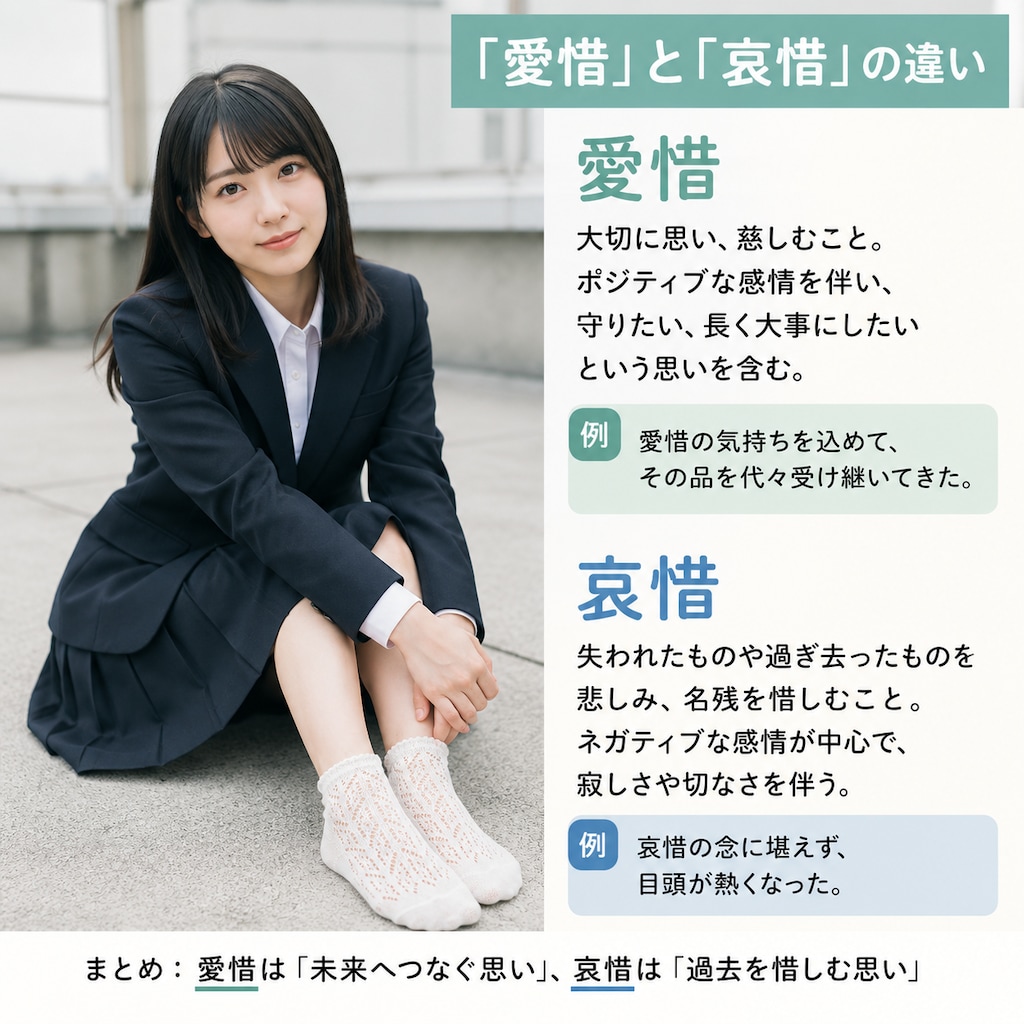 愛惜と哀惜の違い