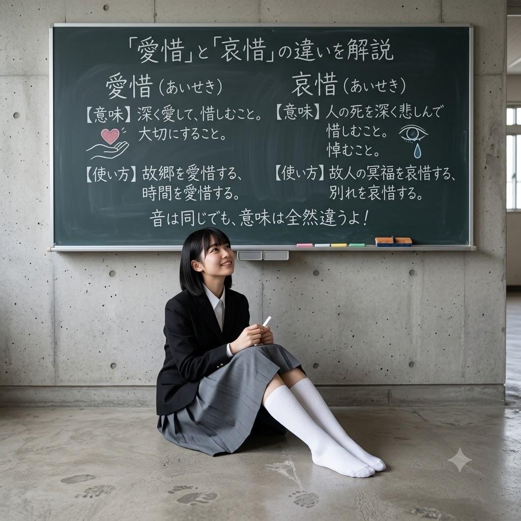 愛惜と哀惜の違い