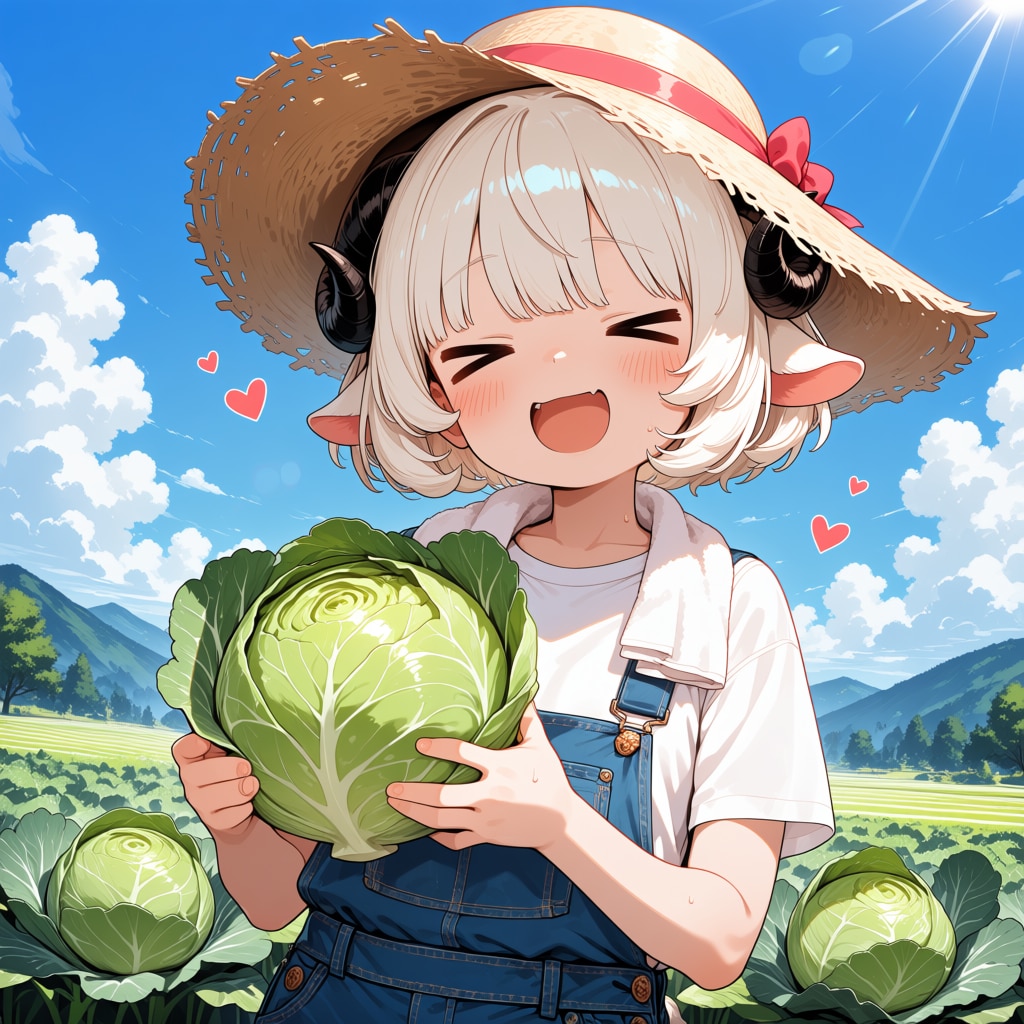 メイちゃんはキャベツが大好物なのですっ♡