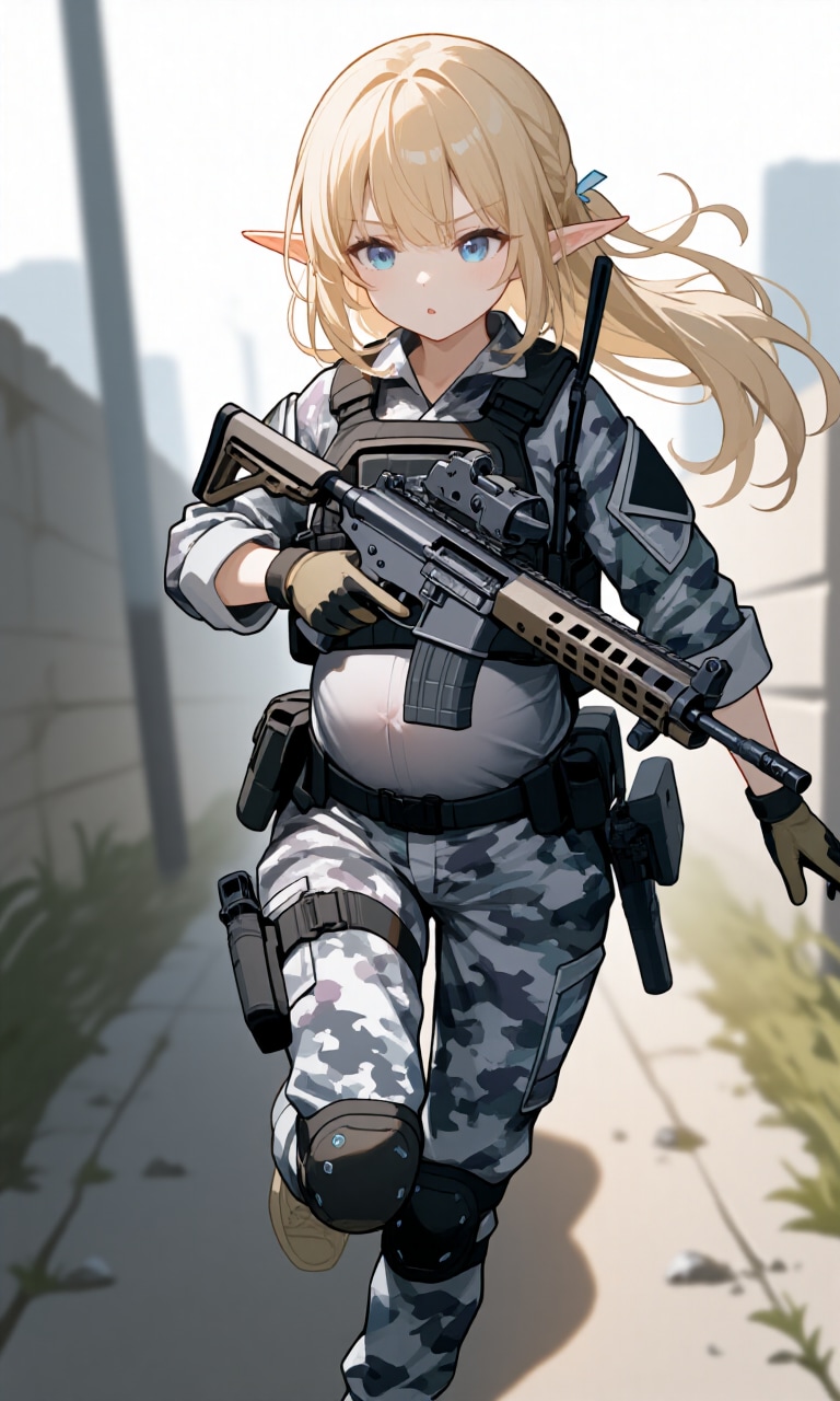 異世界ミリタリー妊婦シリーズその３０ | の人気AIイラスト・グラビア