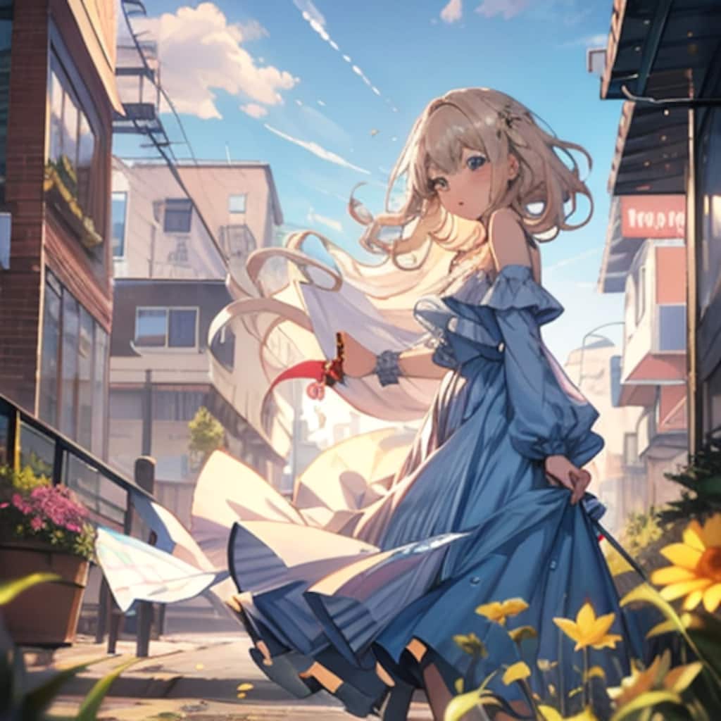 花畑の奏者