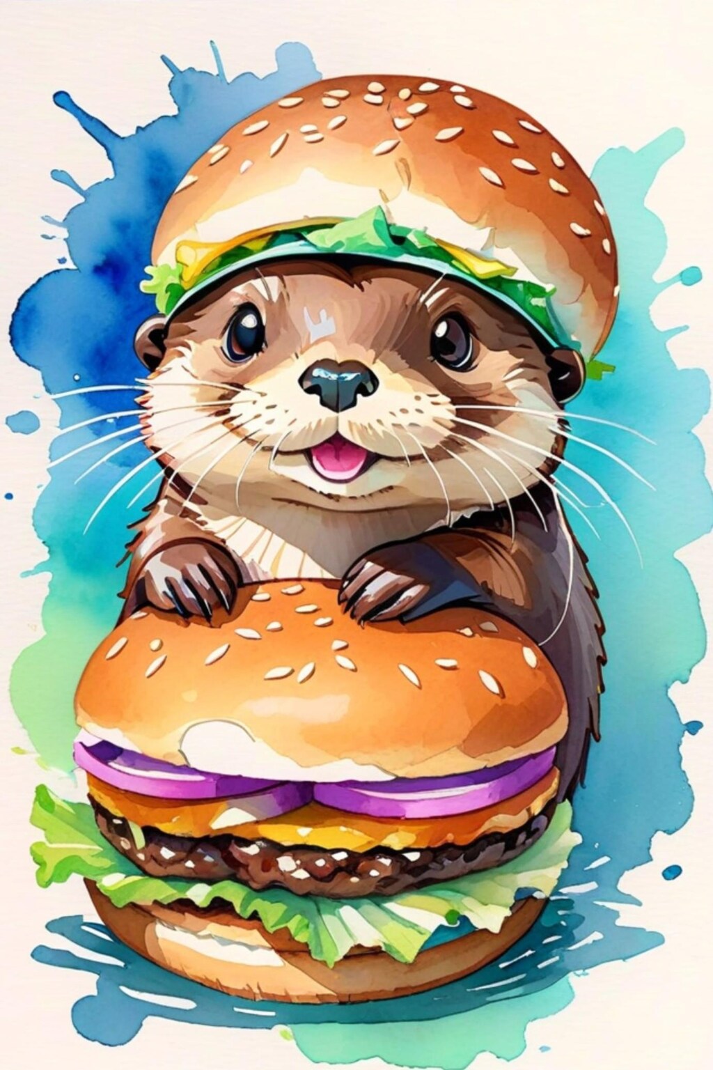 ラッコと食べ物