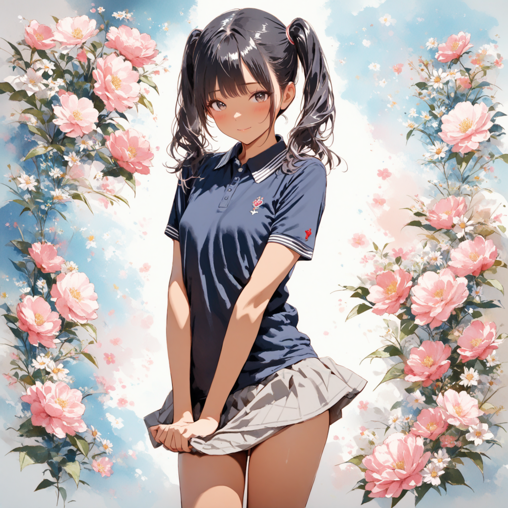 黒髪ツインテール#5