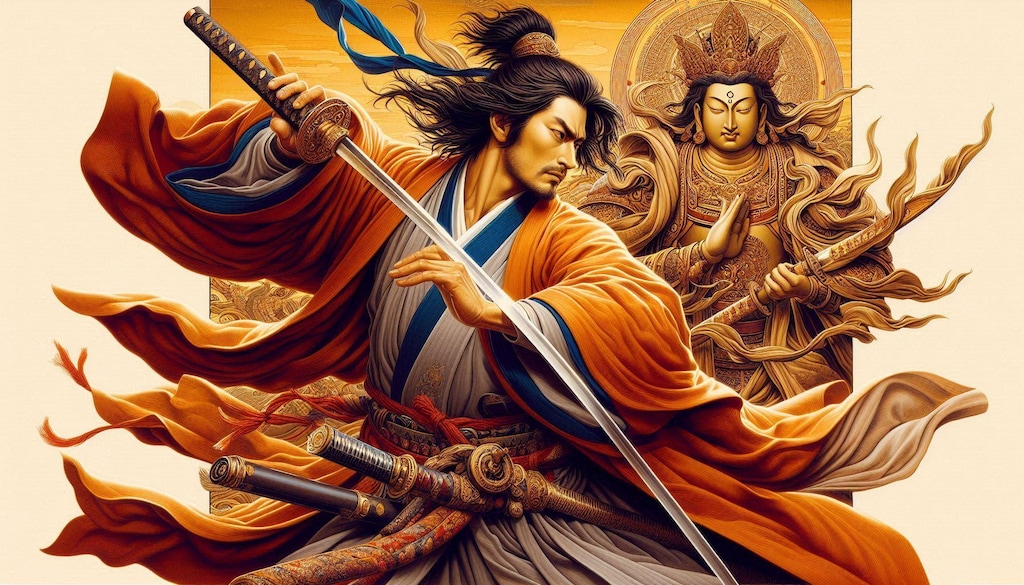 神から秘剣を授かった剣豪達VS自分の流派を極め続けたおっさん剣士（最後の1枚）