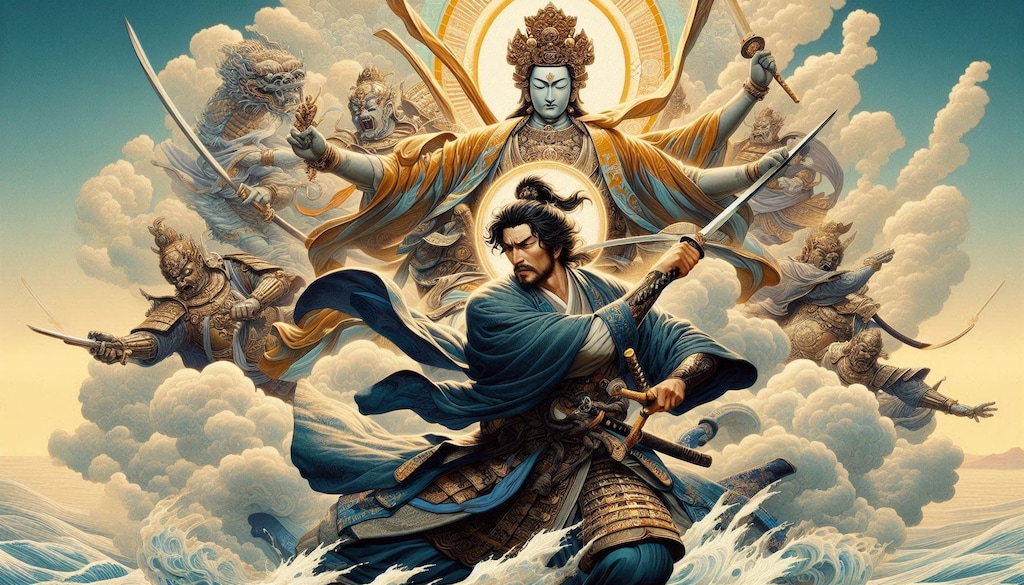 神から秘剣を授かった剣豪達VS自分の流派を極め続けたおっさん剣士（最後の1枚）