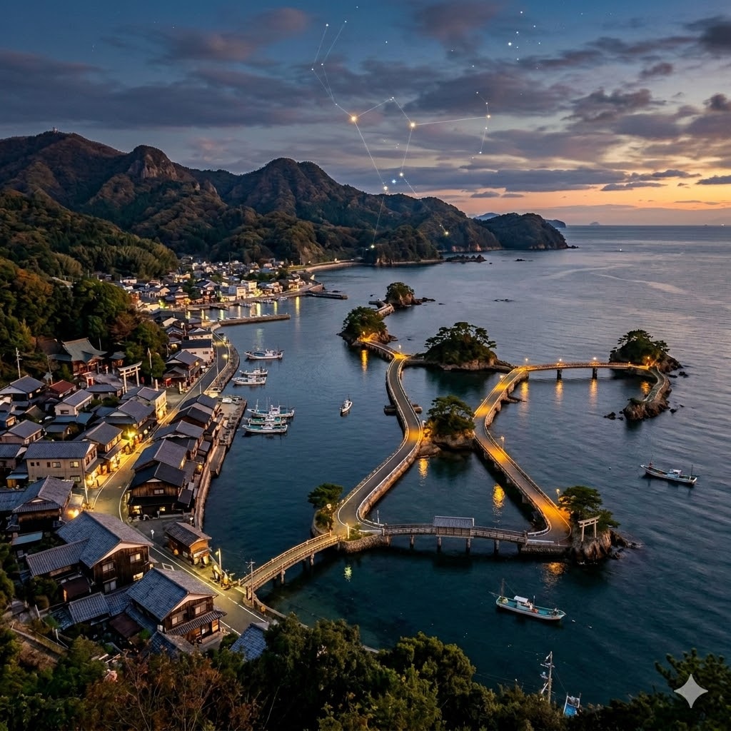 オリオン座っぽい小島