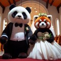 パンダ婚 2枚目