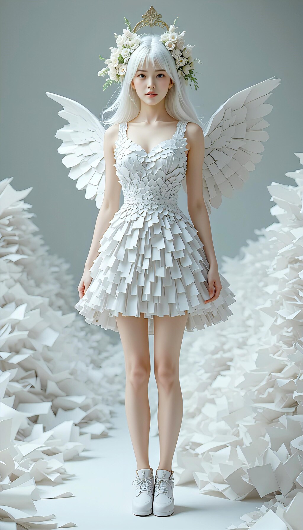 紙の神が舞い降りる