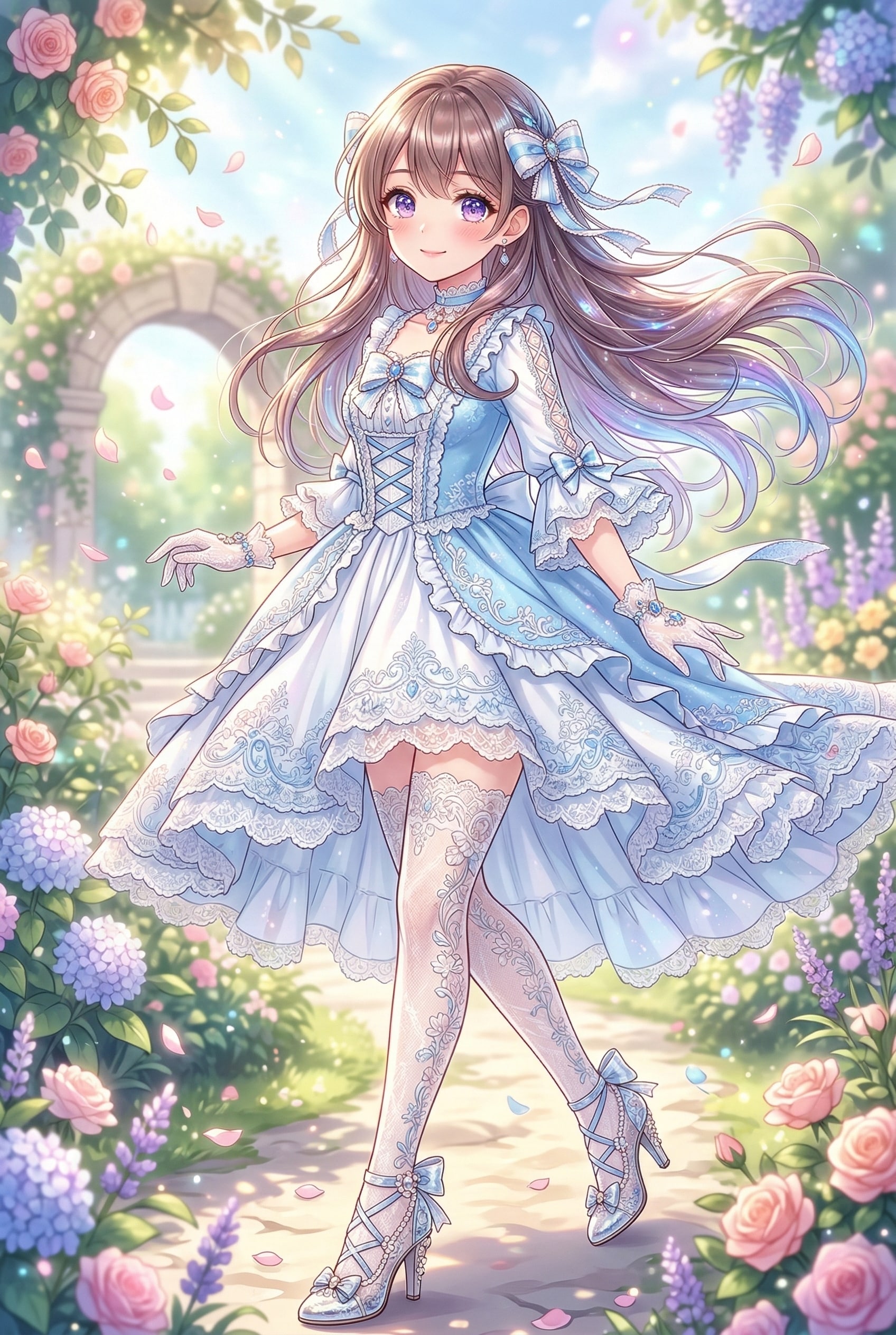 優雅な風の舞 | の人気AIイラスト・グラビア