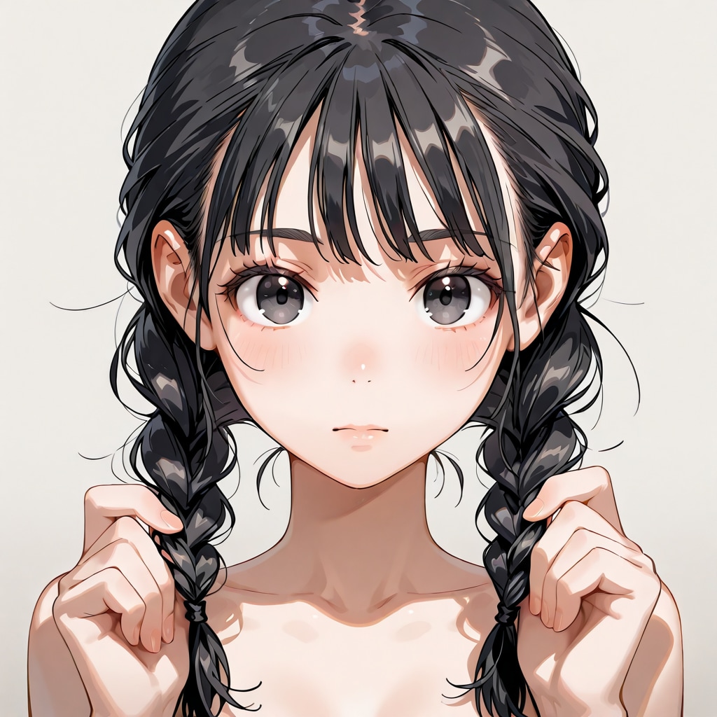 三つ編み | の人気AIイラスト・グラビア