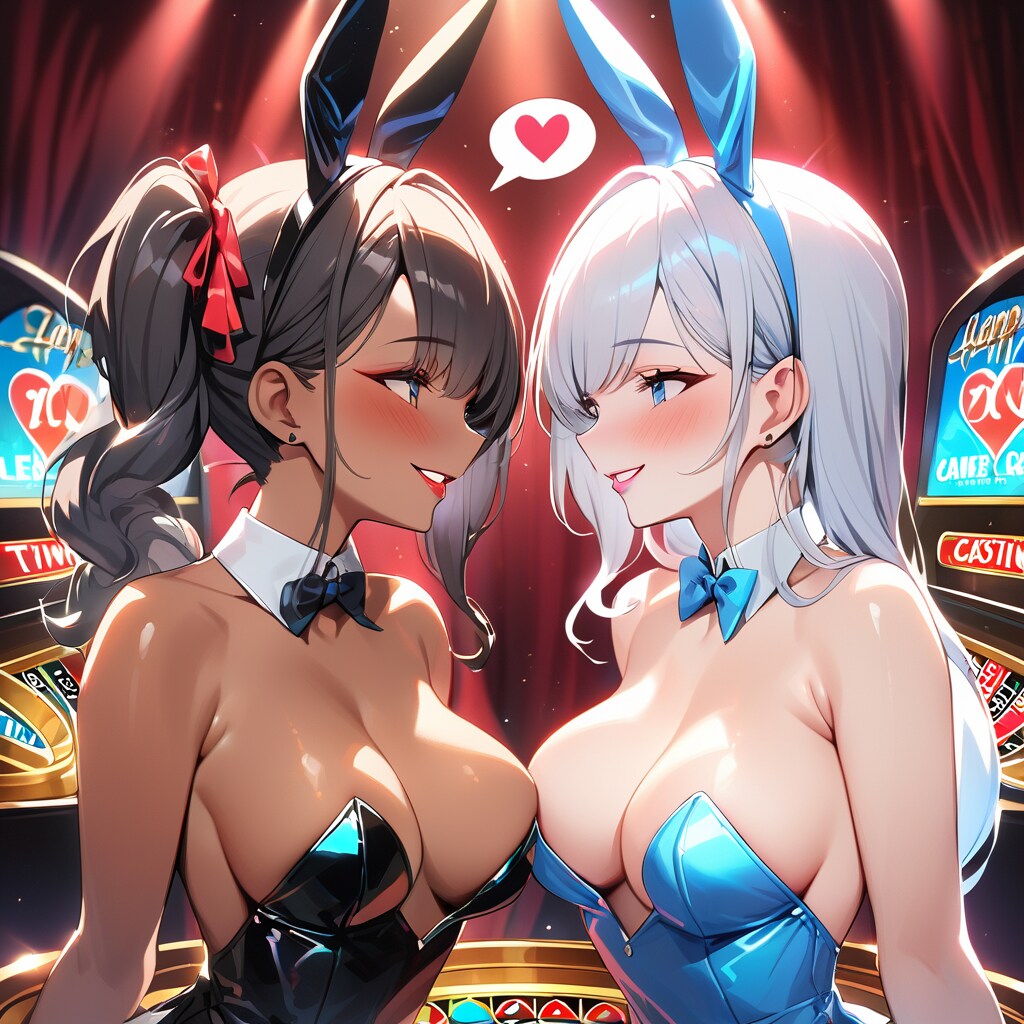 仲良しバニー | の人気AIイラスト・グラビア