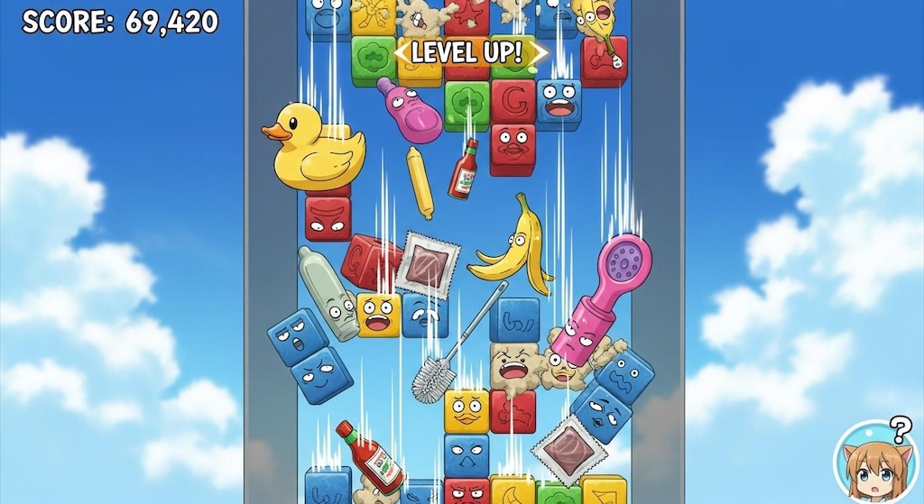 謎のゲームで遊ぶホカちゃん