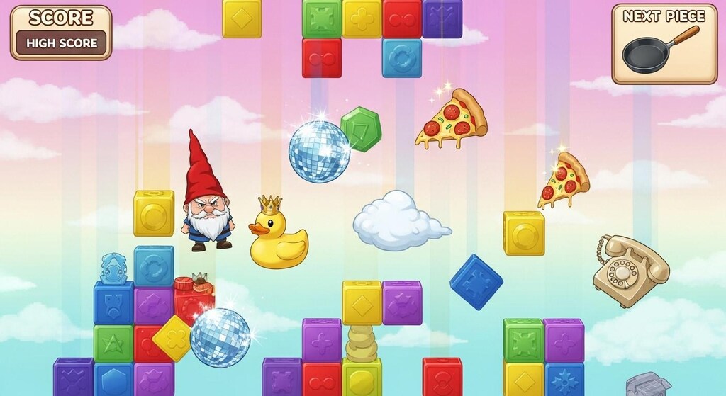 謎のゲームで遊ぶホカちゃん