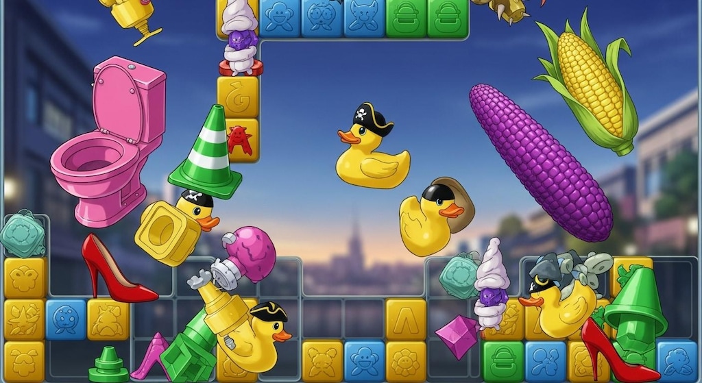 謎のゲームで遊ぶホカちゃん