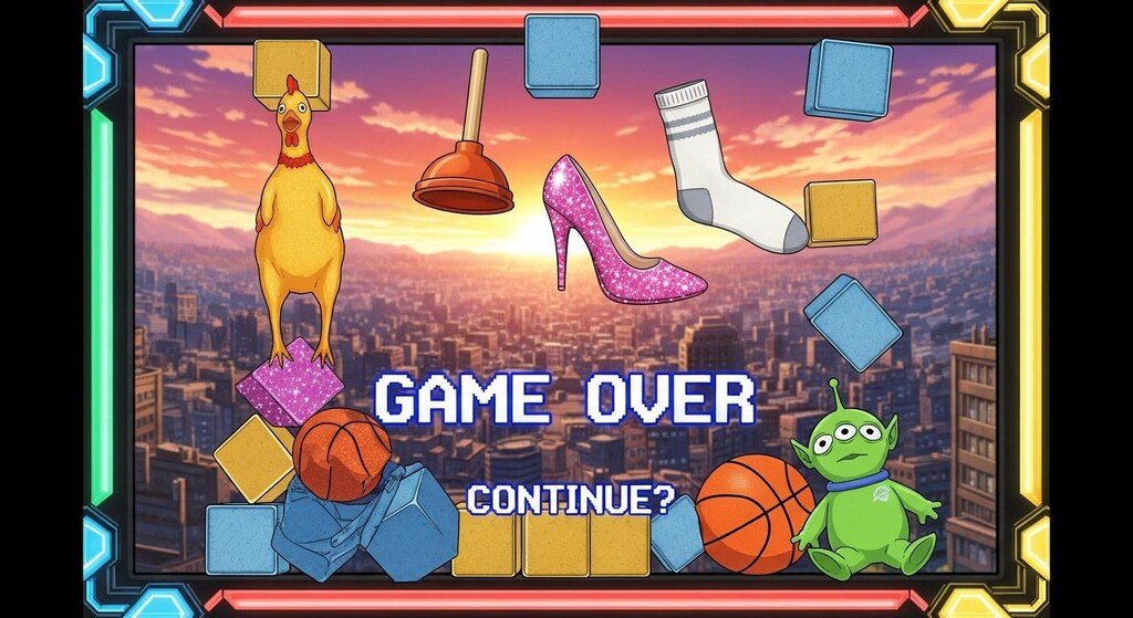 謎のゲームで遊ぶホカちゃん