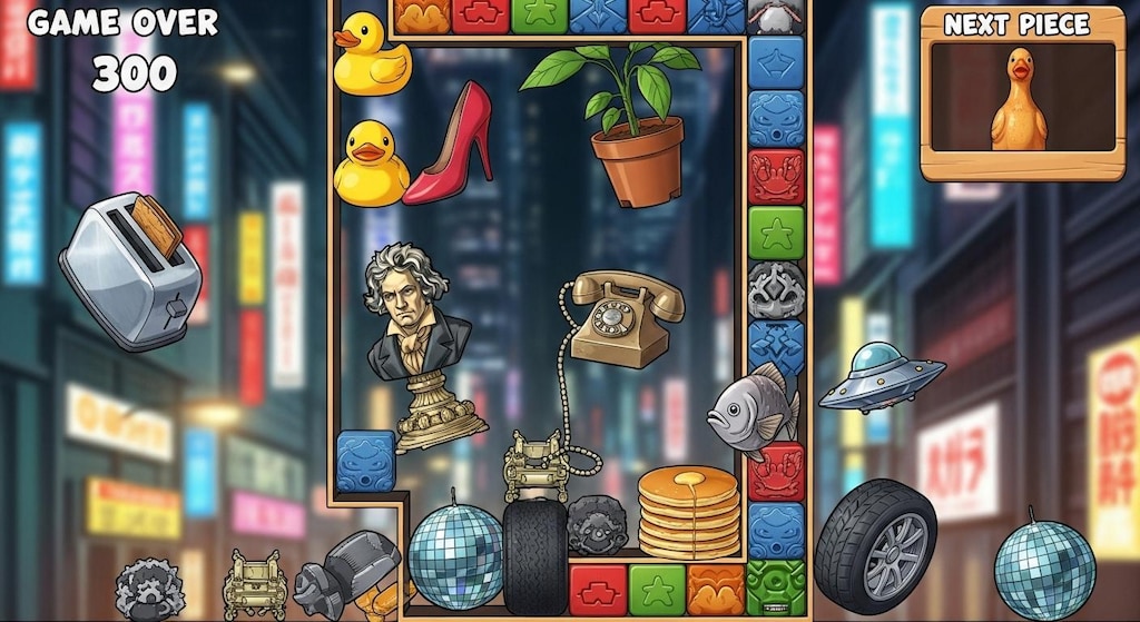 謎のゲームで遊ぶホカちゃん