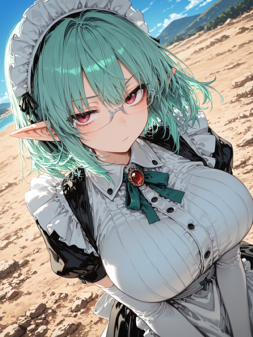 眼鏡おっぱいメイド３