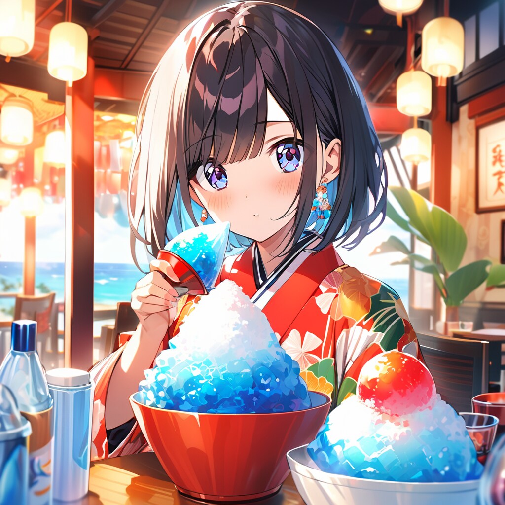 真夏の雪女
