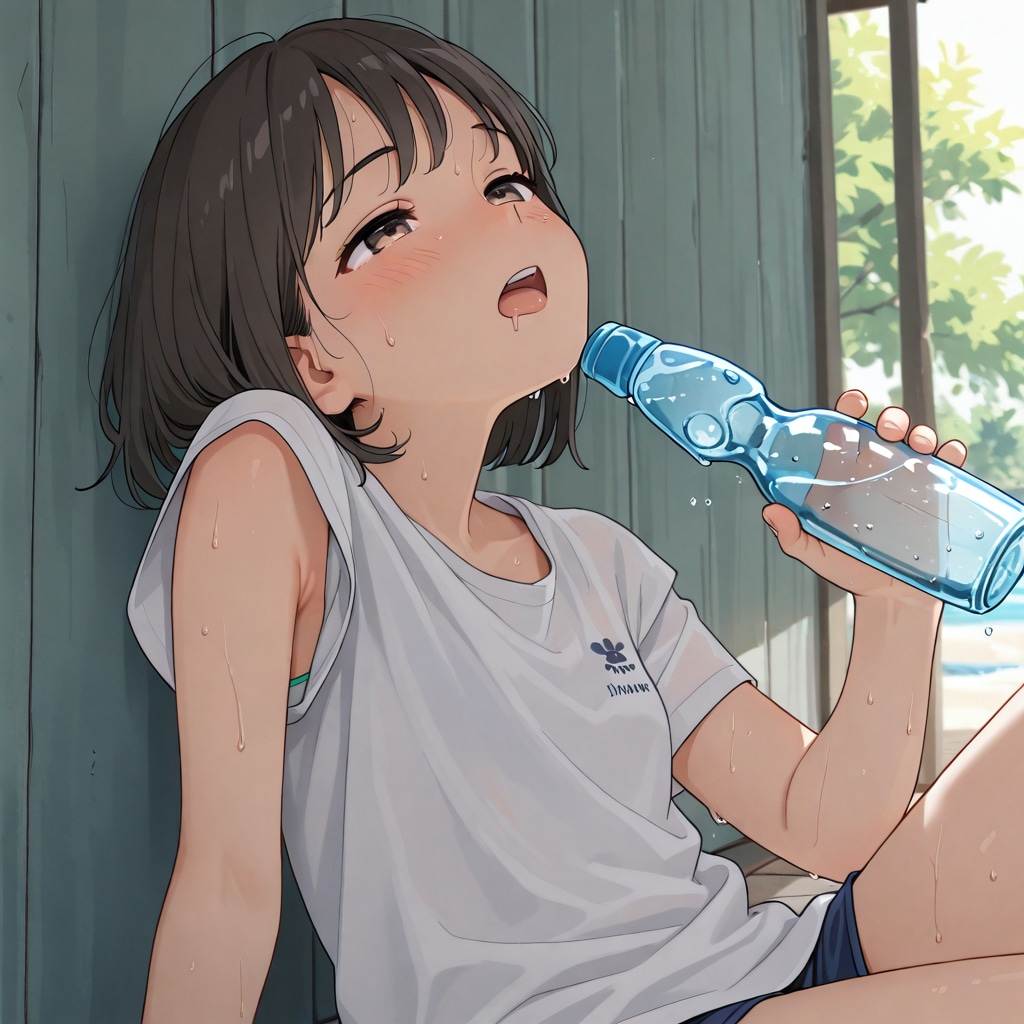 Ramune to drink on a hot day