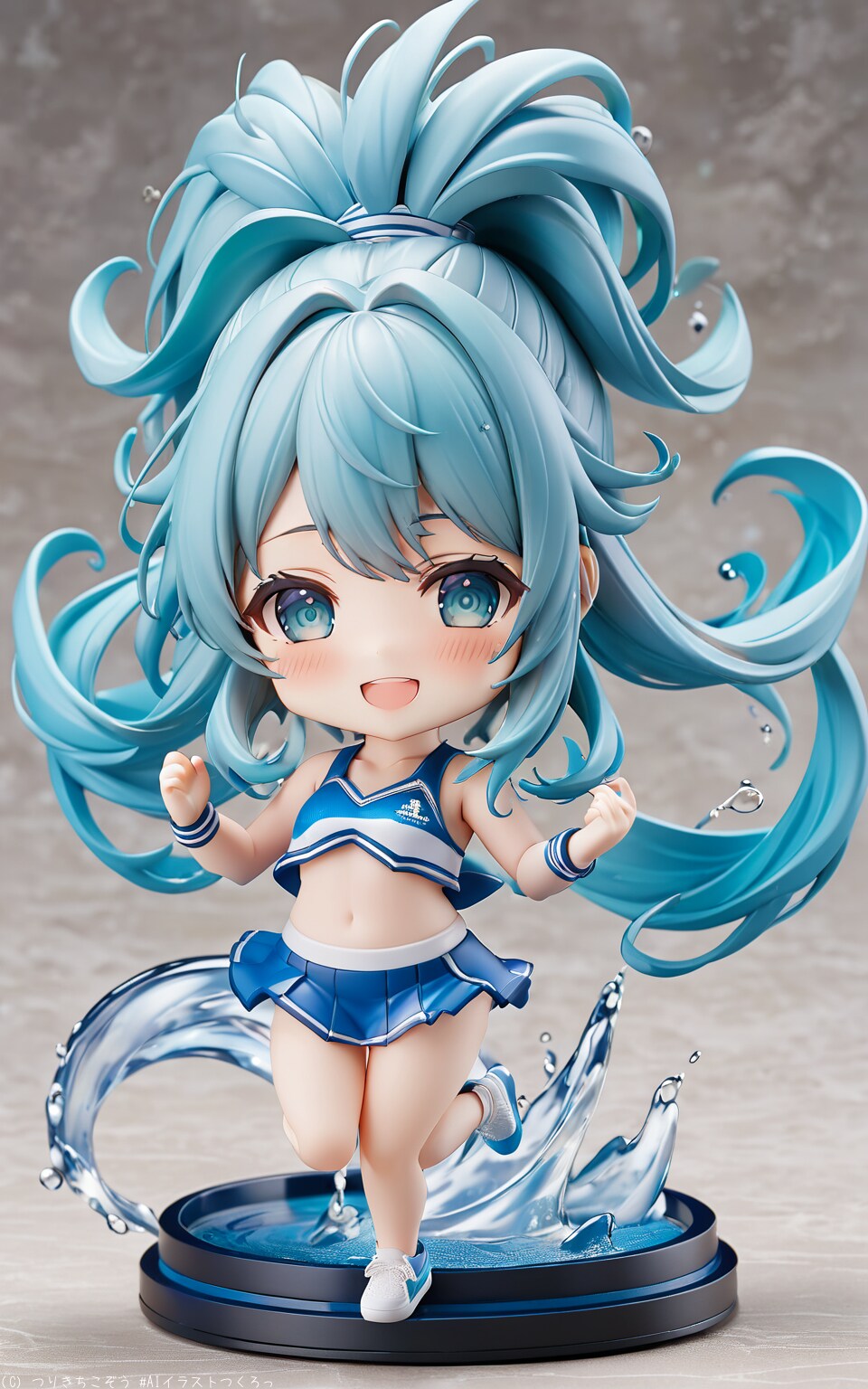 水上のチアリーダー