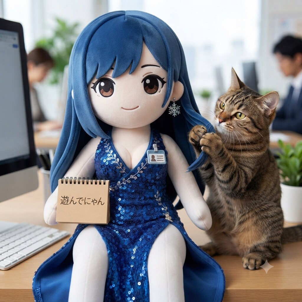 あいのぬいぐるみ・キャット・アタック！