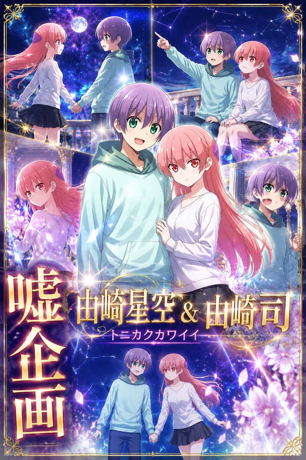 トニカクカワイイ　由崎星空＆由崎司