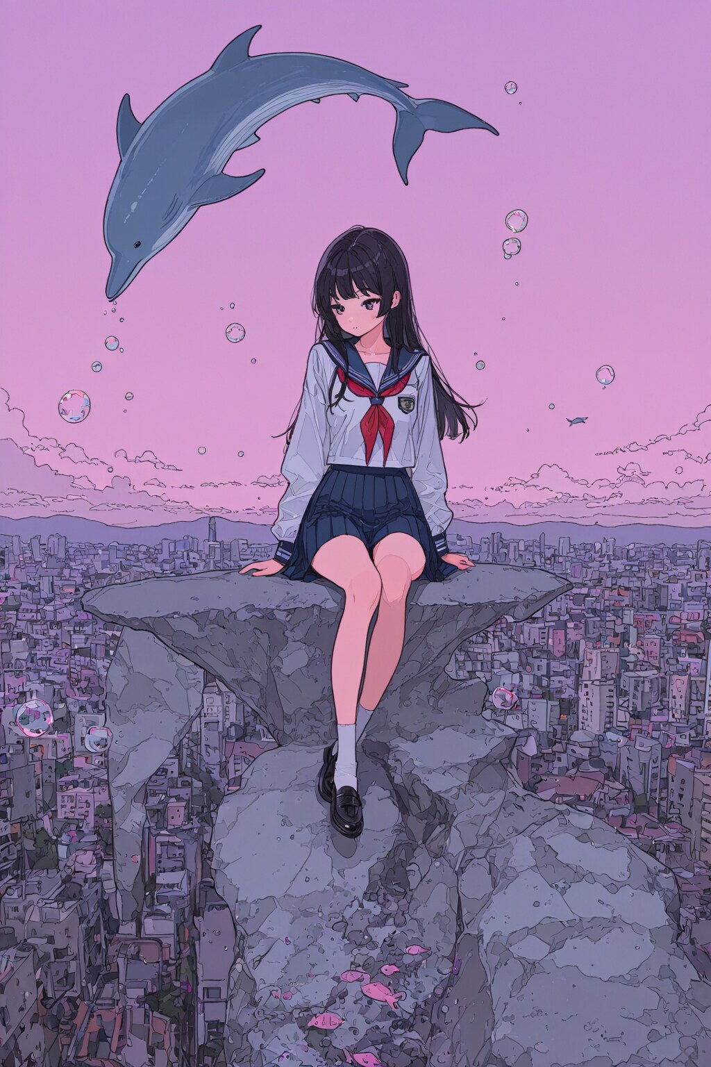 空を泳ぐ(PEGASUS)(5) | の人気AIイラスト・グラビア