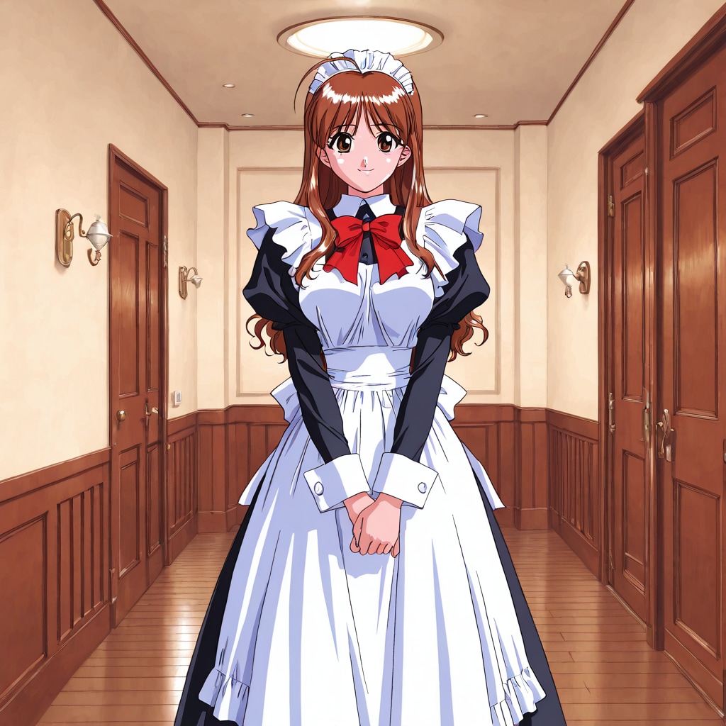Asukaもメイドでお仕事