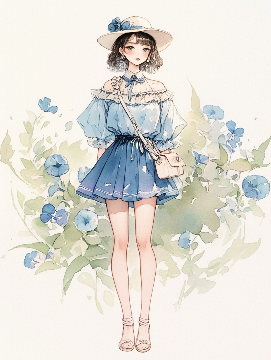 Summer Blue | の人気AIイラスト・グラビア