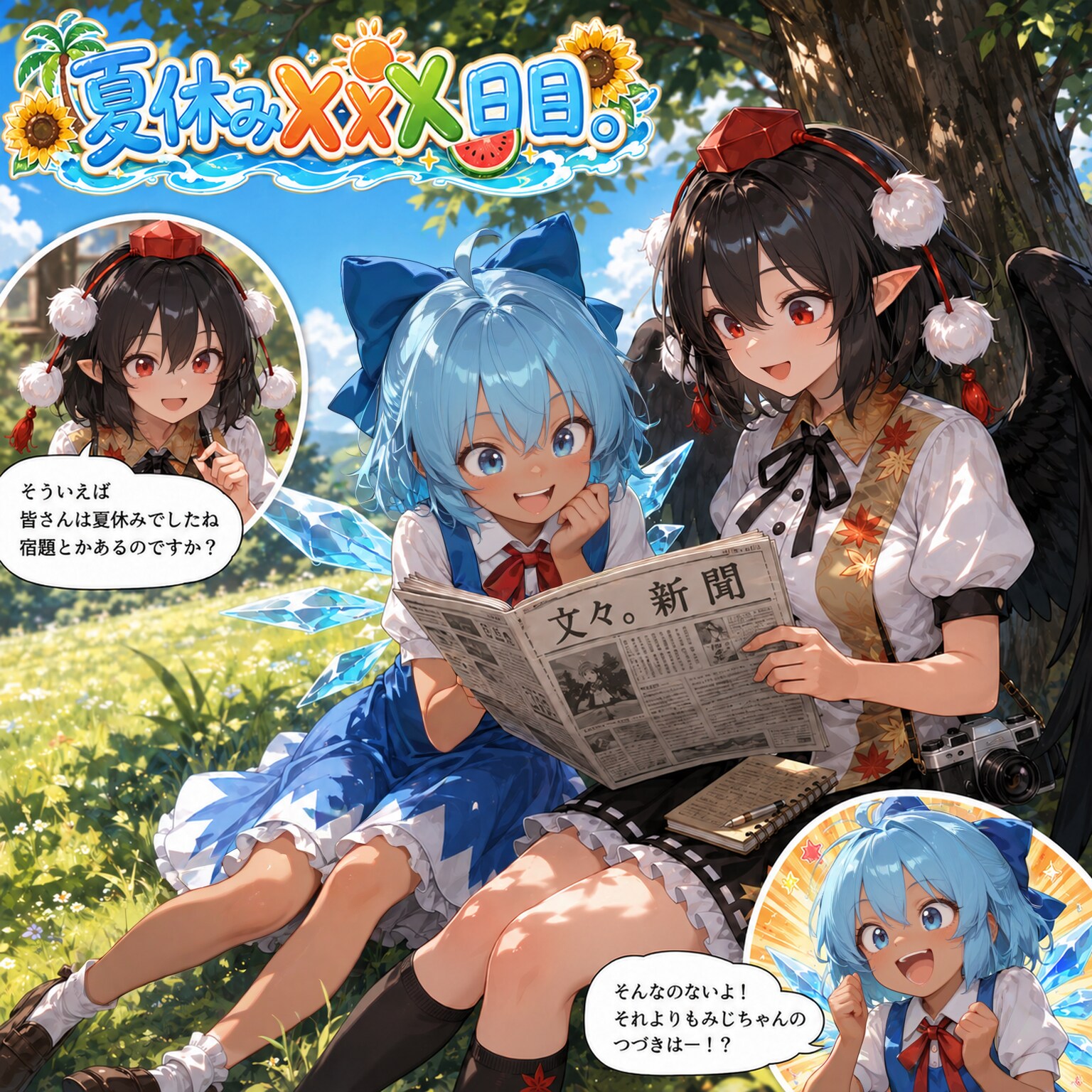 チルノとなつやすみ・つづき | の人気AIイラスト・グラビア