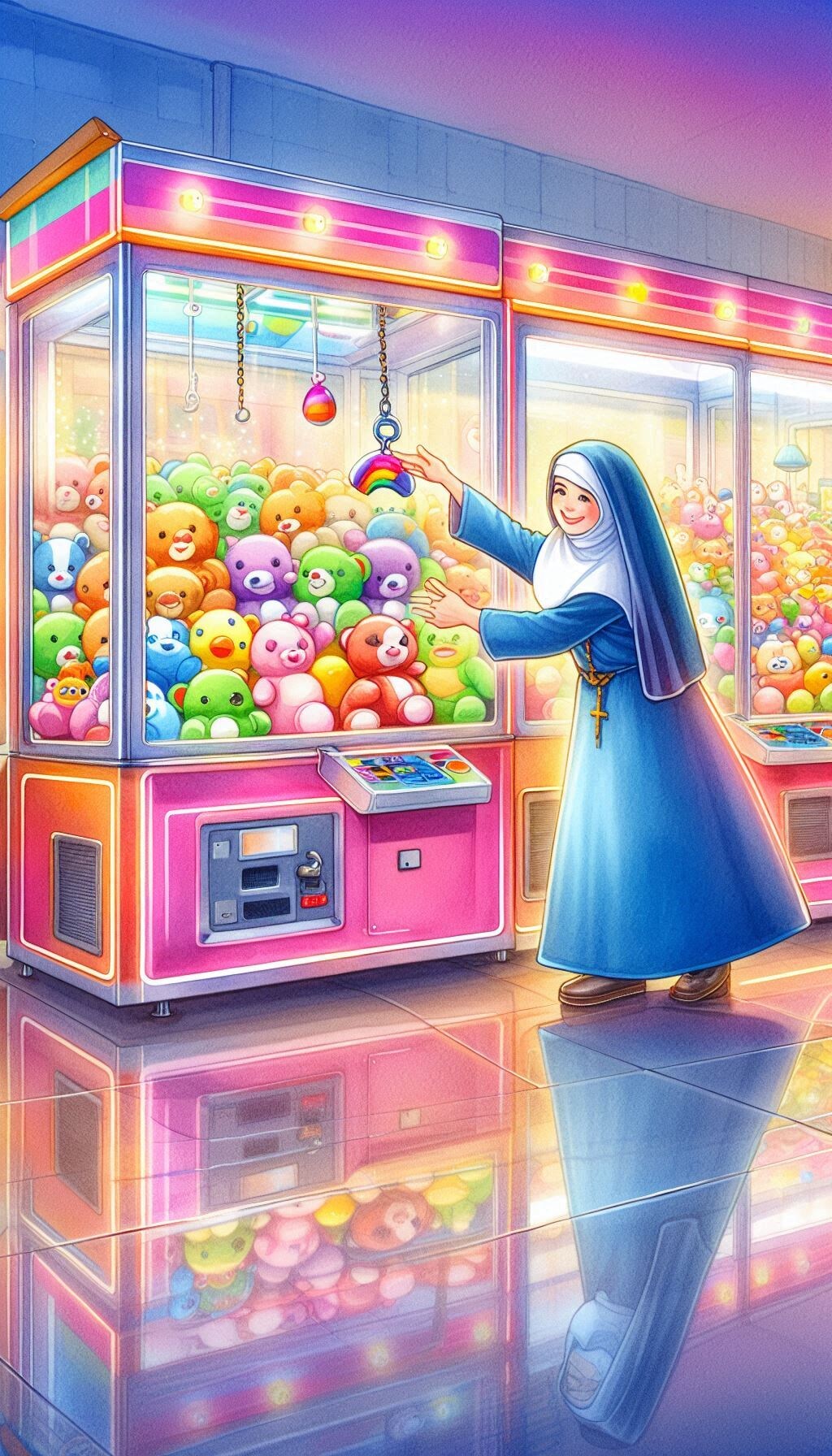 ゲーセンにて