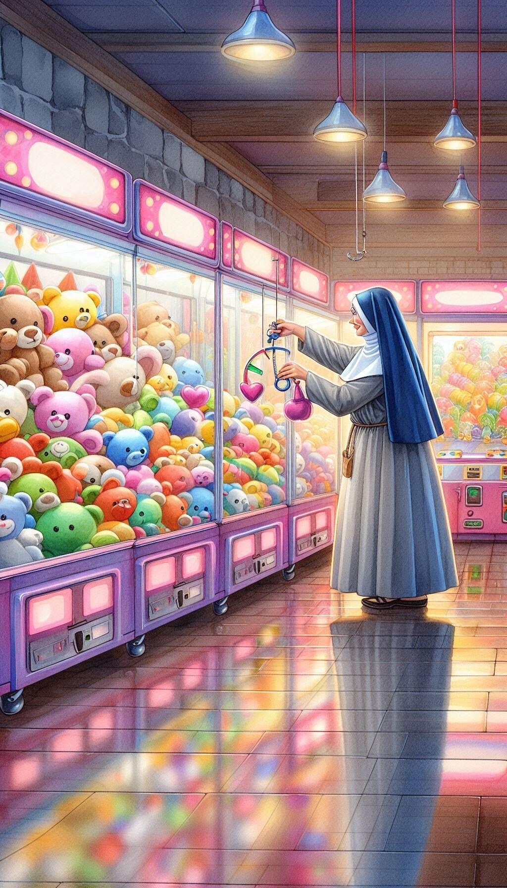 ゲーセンにて
