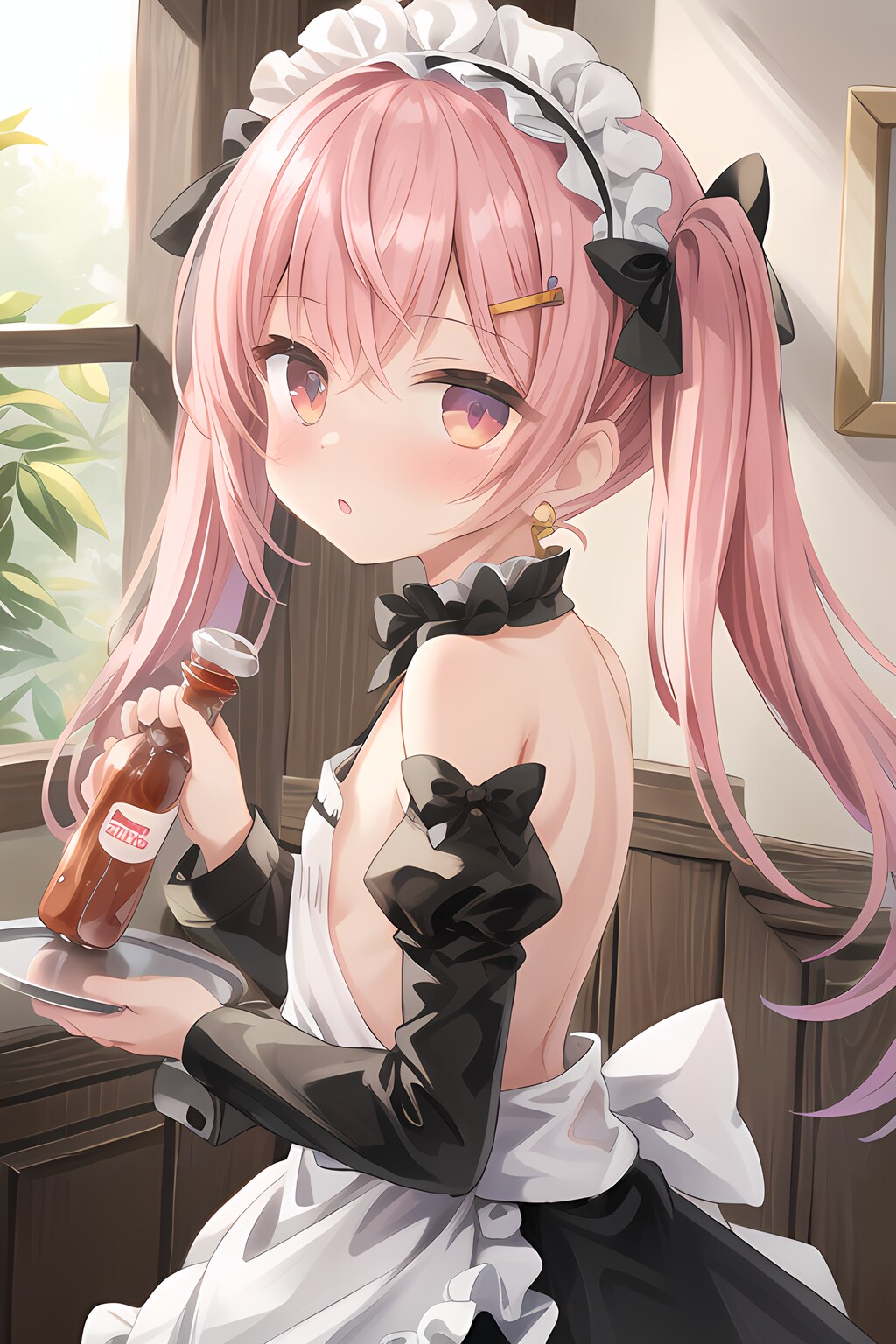 ご主人、ケチャップ何瓶かける？