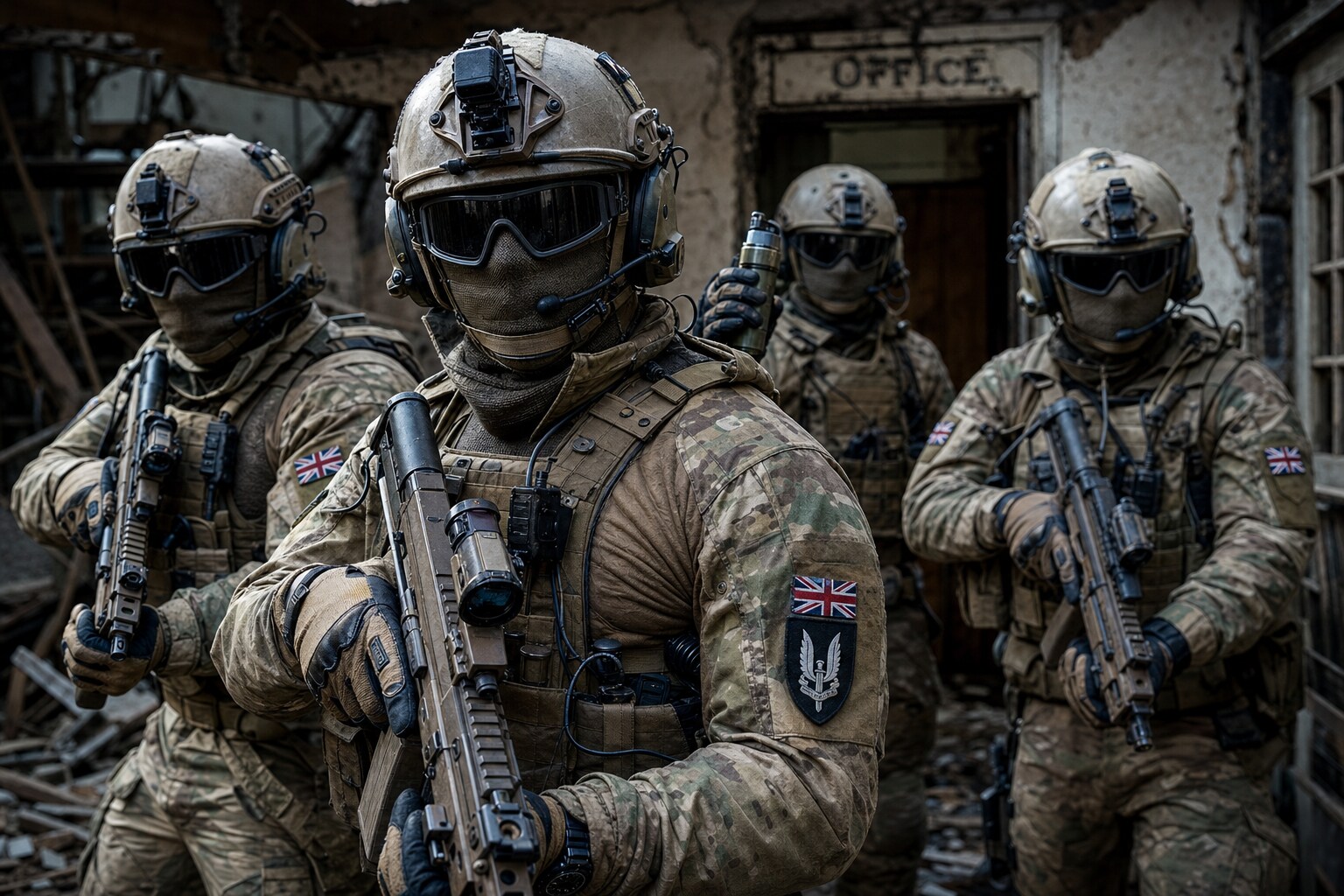 GPT Image 2 初生成挑戦「イギリス陸軍特殊部隊【SAS】の作戦イメージ」過去作再生成 | の人気AIイラスト・グラビア