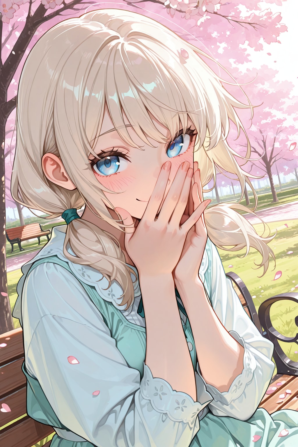 公園にて☆しおん | の人気AIイラスト・グラビア