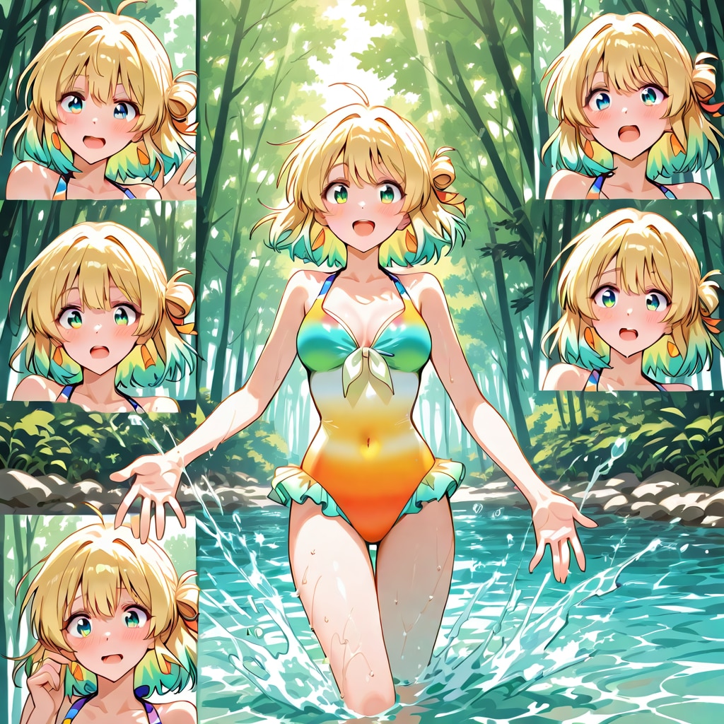 川遊び