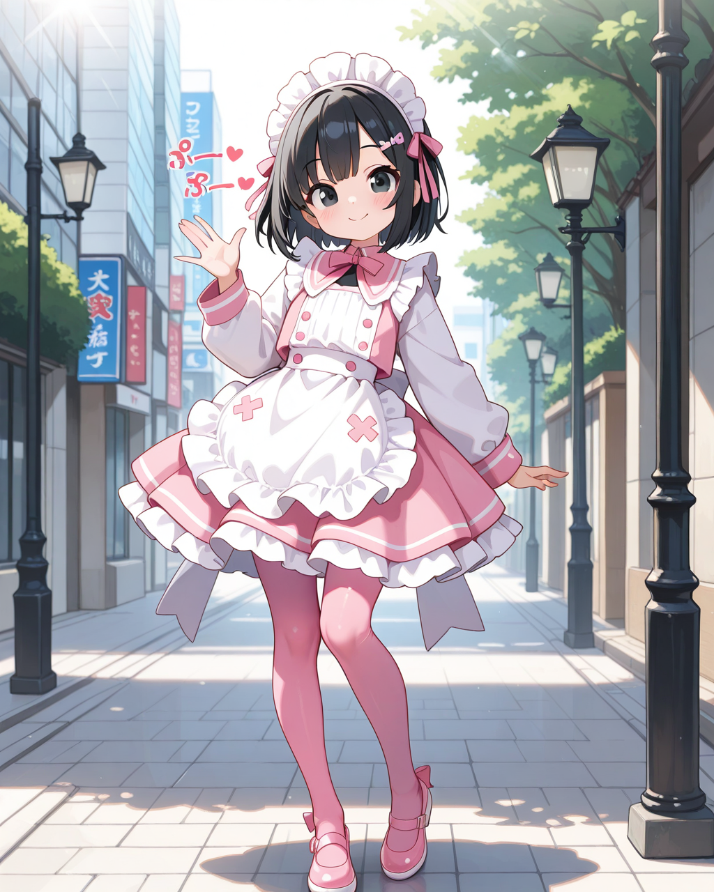 今日、秋葉原で見かけたメイドさん♡